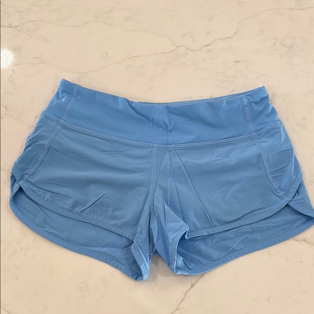 Lululemon Baby Blue Speed Up Short